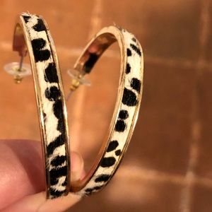 Unique gold plated textured earrings